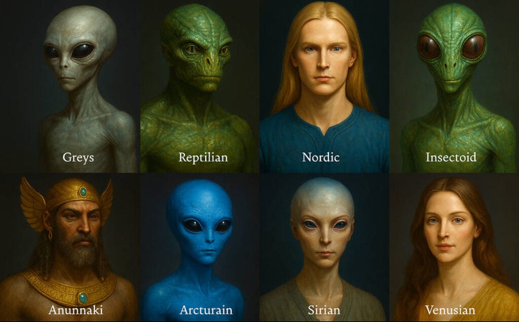 Raças Alienígenas: Tipos que supostamente visitam a Terra. (Créditos: Rdj73/via DeviantArt)