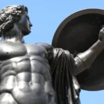 Estátua de Aquiles. (Reprodução: Greek Boston)