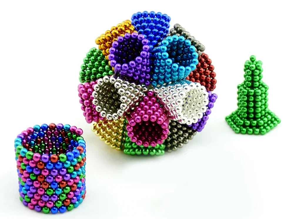 Conjunto de Ímãs Magnéticos / Buckyballs (Magnéticos Poderosos) (Reprodução: Google)