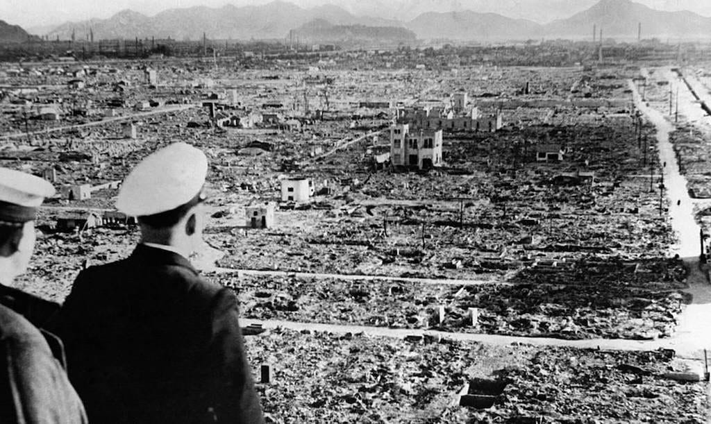 Hiroshima após bomba atômica. (Reprodução: BBC)