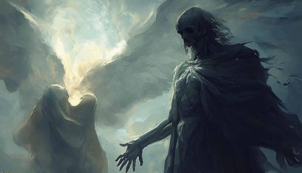 Tânatos: O verdadeiro Deus da Morte na mitologia grega. (Reprodução: Paleothea)