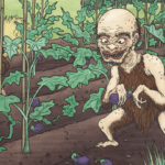 Hyōsube: O yokai peludo do folclore japonês. (Créditos: Matthew Meyer/via Yokai.com)