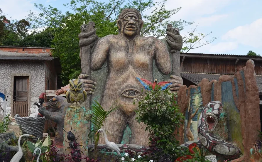 Mapinguari: A criatura misteriosa da Floresta Amazônica. (Créditos: Tácita Muniz/via G1)