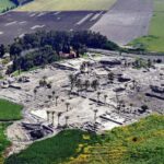 Vista aérea do que restou da antiga cidade de Megido. (Créditos: Shutterstock)