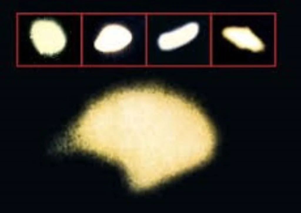 Luzes misteriosas vistas nos céus da Amazônia. (Créditos: Amazônia Online)