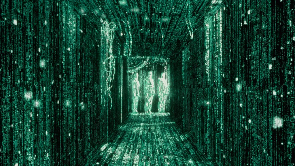 A teoria da simulação foi popularizada pelo filme cult de 1999, 'Matrix'. (Créditos: Warner Bros)