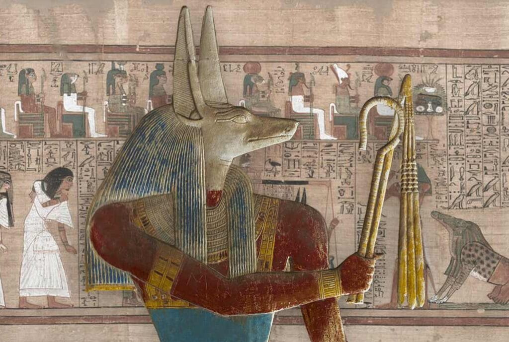 Anúbis: O guardião das tumbas e guia das almas. (Reprodução: thecollector)