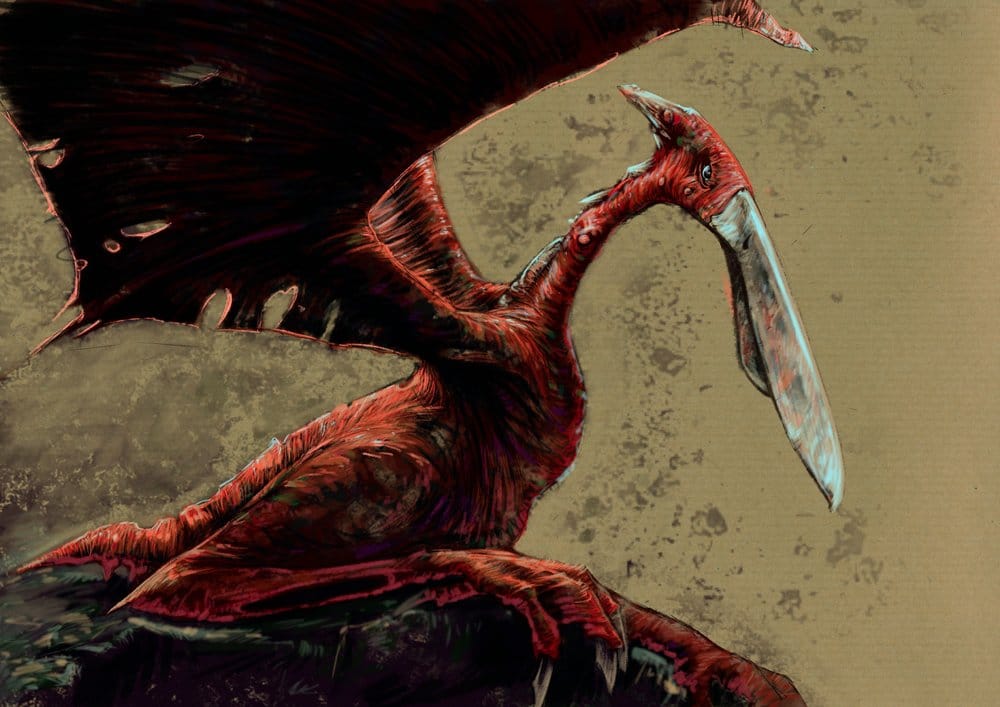 Kongamato: O suposto pterodáctilo vivo que assombra a África. (Créditos: Alessandro Lonati/via meisterdrucke)