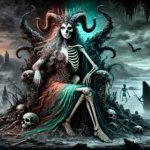 Hel: A deusa do mundo dos mortos na mitologia nórdica. (Reprodução: wikingar.de)