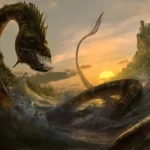Jörmungandr: Mito, simbolismo e o confronto com Thor. (Reprodução: Google)