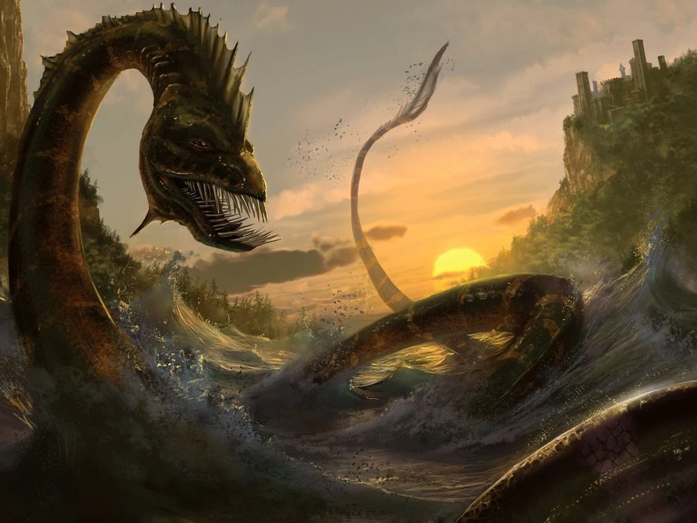 Jörmungandr: Mito, simbolismo e o confronto com Thor. (Reprodução: Google)
