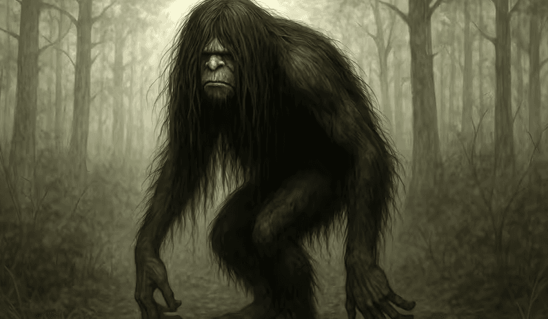 Imagine o Yowie como o Pé Grande da Austrália. (Créditos: Nicole Antonio/via DALL-E)