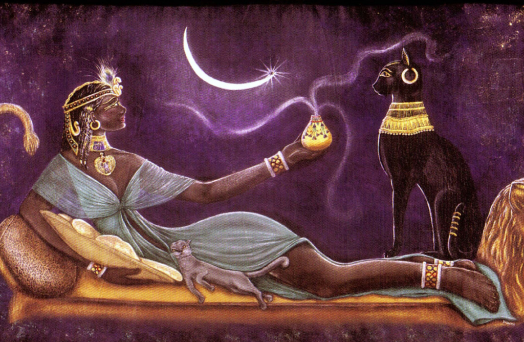 Bastet: A história da deusa egípcia dos gatos no Egito Antigo. (Reprodução: Google)