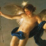 Héspero personificando a estrela vespertina (uma referência ao planeta Vênus) por Anton Raphael Mengs, 1765. (Reprodução: Wikipedia)