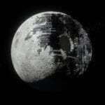 Teoria da Lua Oca: Alienígenas construíram a Lua?. (Créditos: Ondra Saur/via artstation)