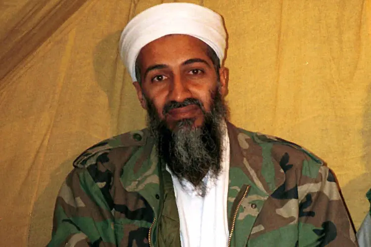 Osama bin Laden no Afeganistão. (Créditos: AP)