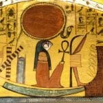 O Sol era por vezes visto viajando pelo céu em um barco. Na mitologia egípcia antiga, Rá usava uma barca solar para viajar por um canal subterrâneo de oeste para leste todas as noites, para que pudesse nascer no leste na manhã seguinte. (Reprodução: Google)