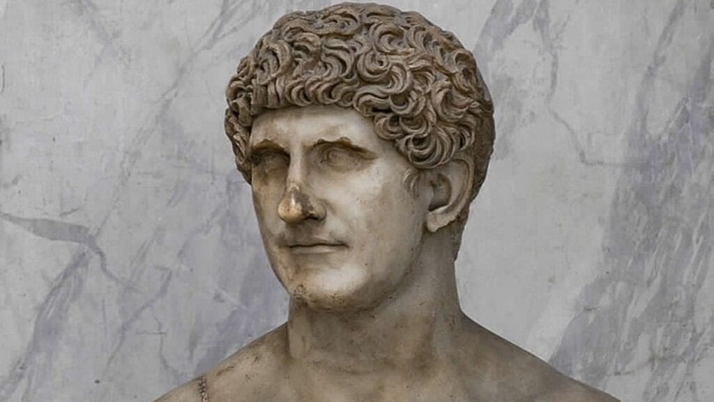Busto de Marco Antônio esculpido durante a era Flaviana (69 - 96 a.C.) (Créditos: Sergey Sosnovskiy/Creative Commons)