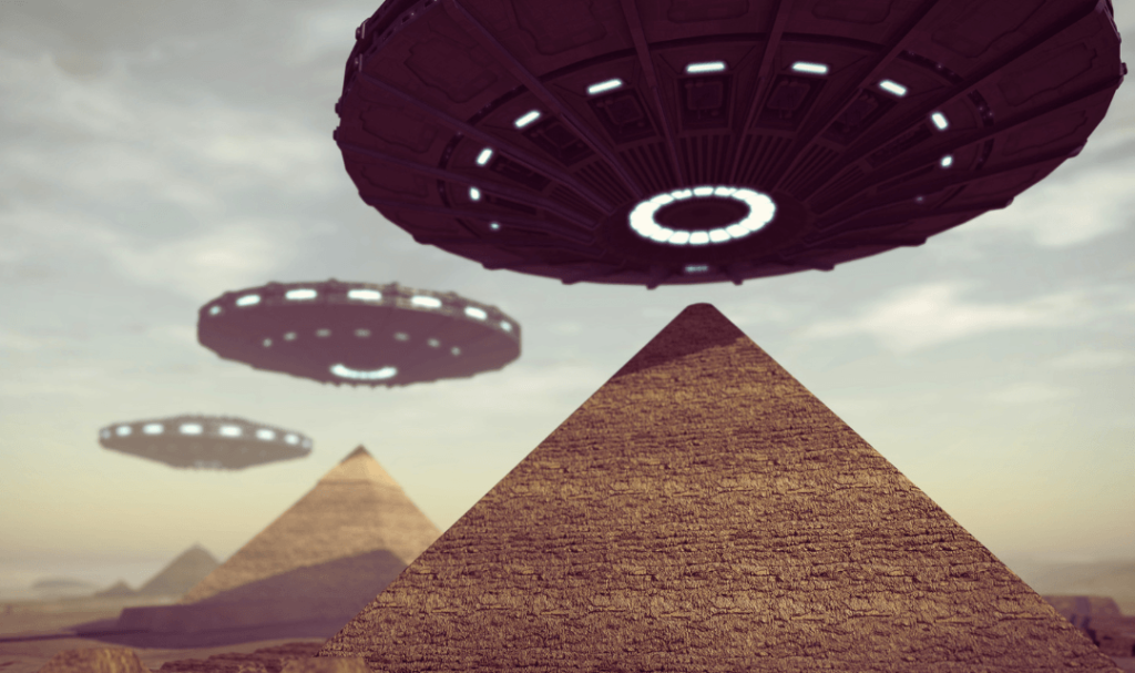 Pirâmides do Egito foram construídas por alienígenas? (Reprodução: Google)